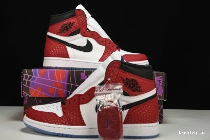 - HIGH JORDAN 1 SPIDER-MAN ORIGIN RETRO STORY 0903